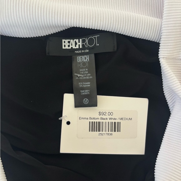 Beach Riot Black and White Bikini Set - Picture 4 of 5